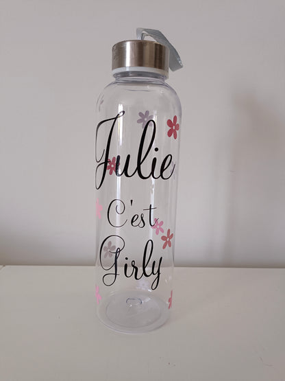 Gourde personnalisée transparente 500ml