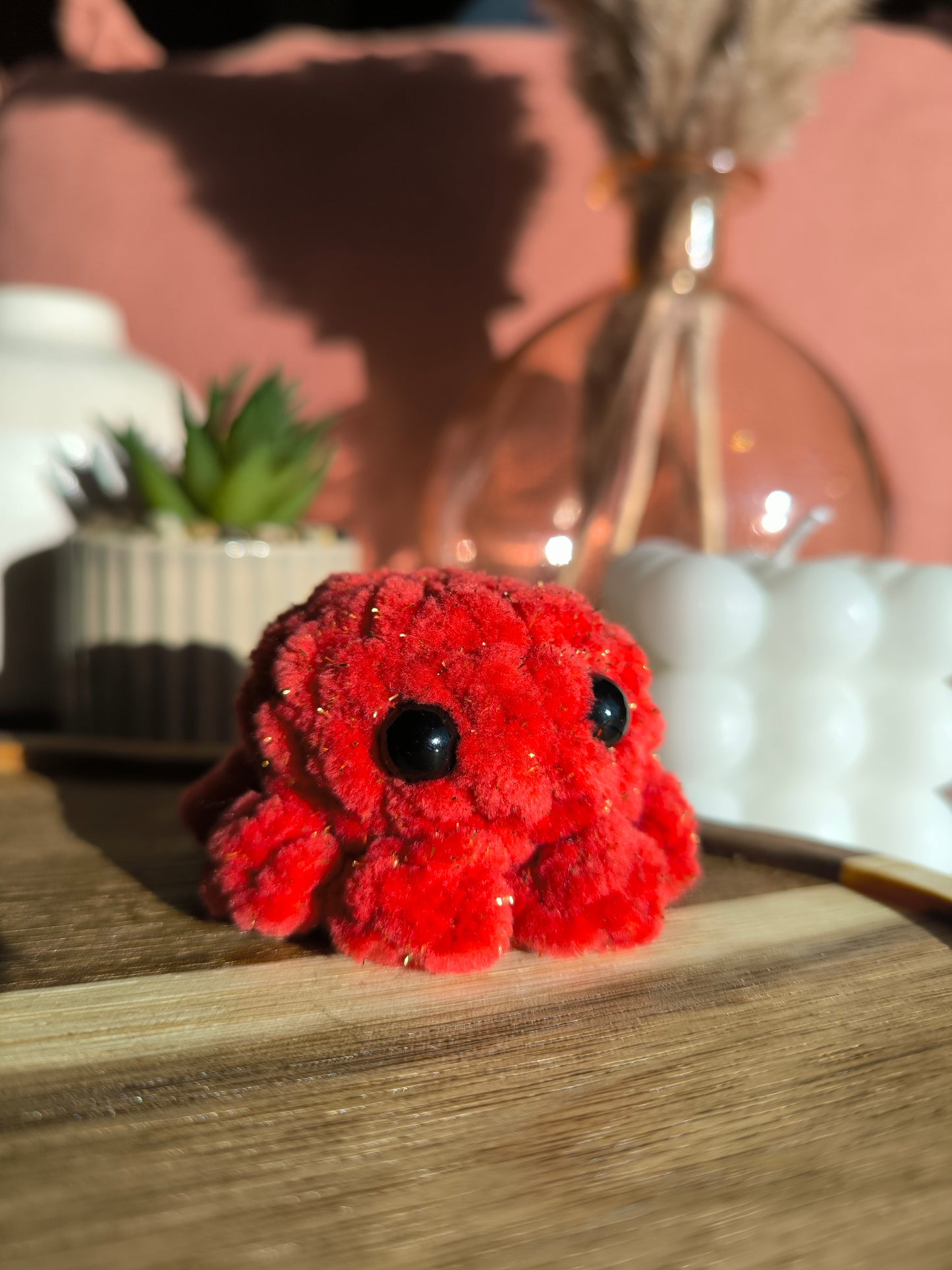 Petite pieuvre pilou pilou - Création au crochet