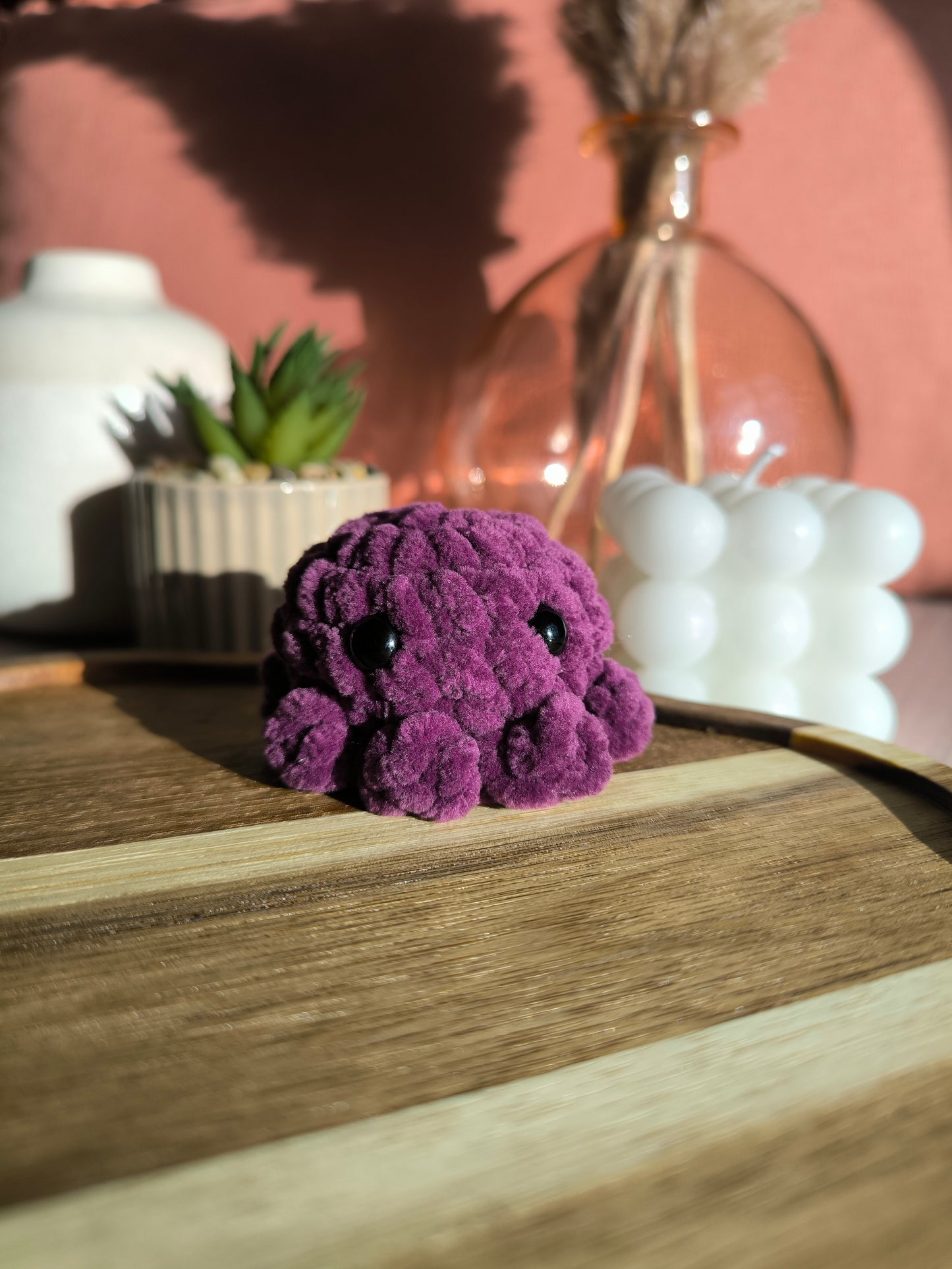 Petite pieuvre pilou pilou - Création au crochet