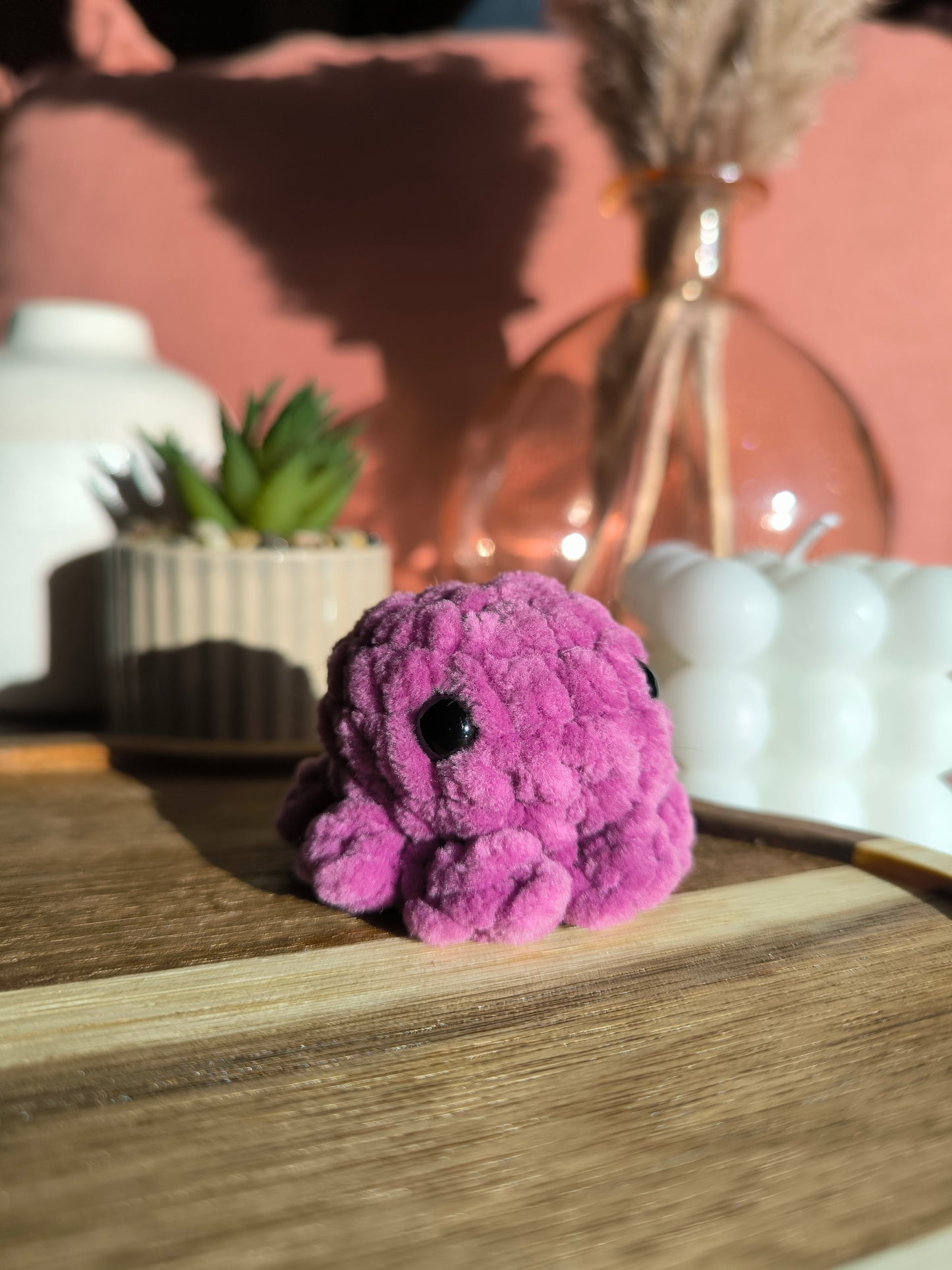 Petite pieuvre pilou pilou - Création au crochet