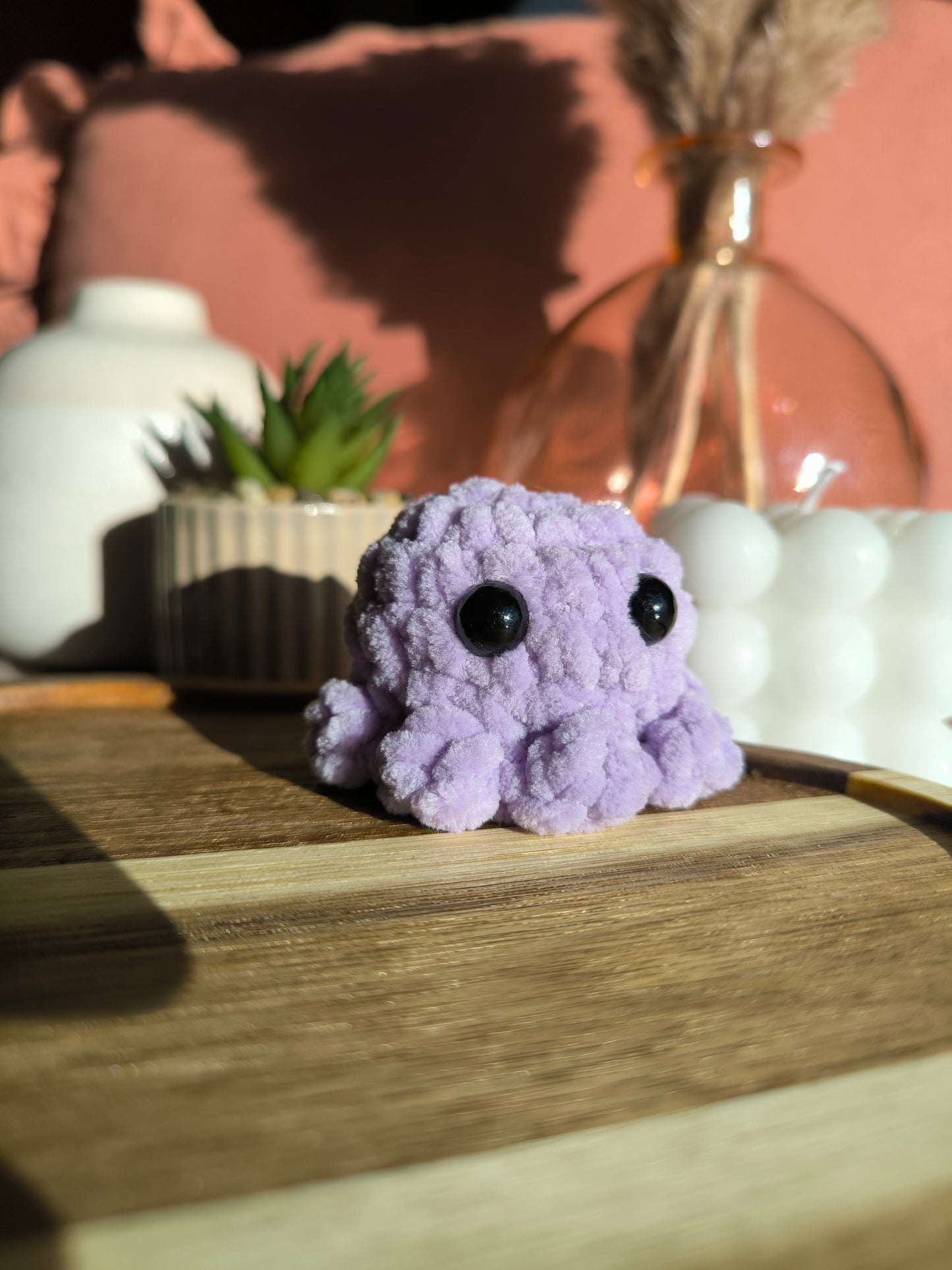 Petite pieuvre pilou pilou - Création au crochet