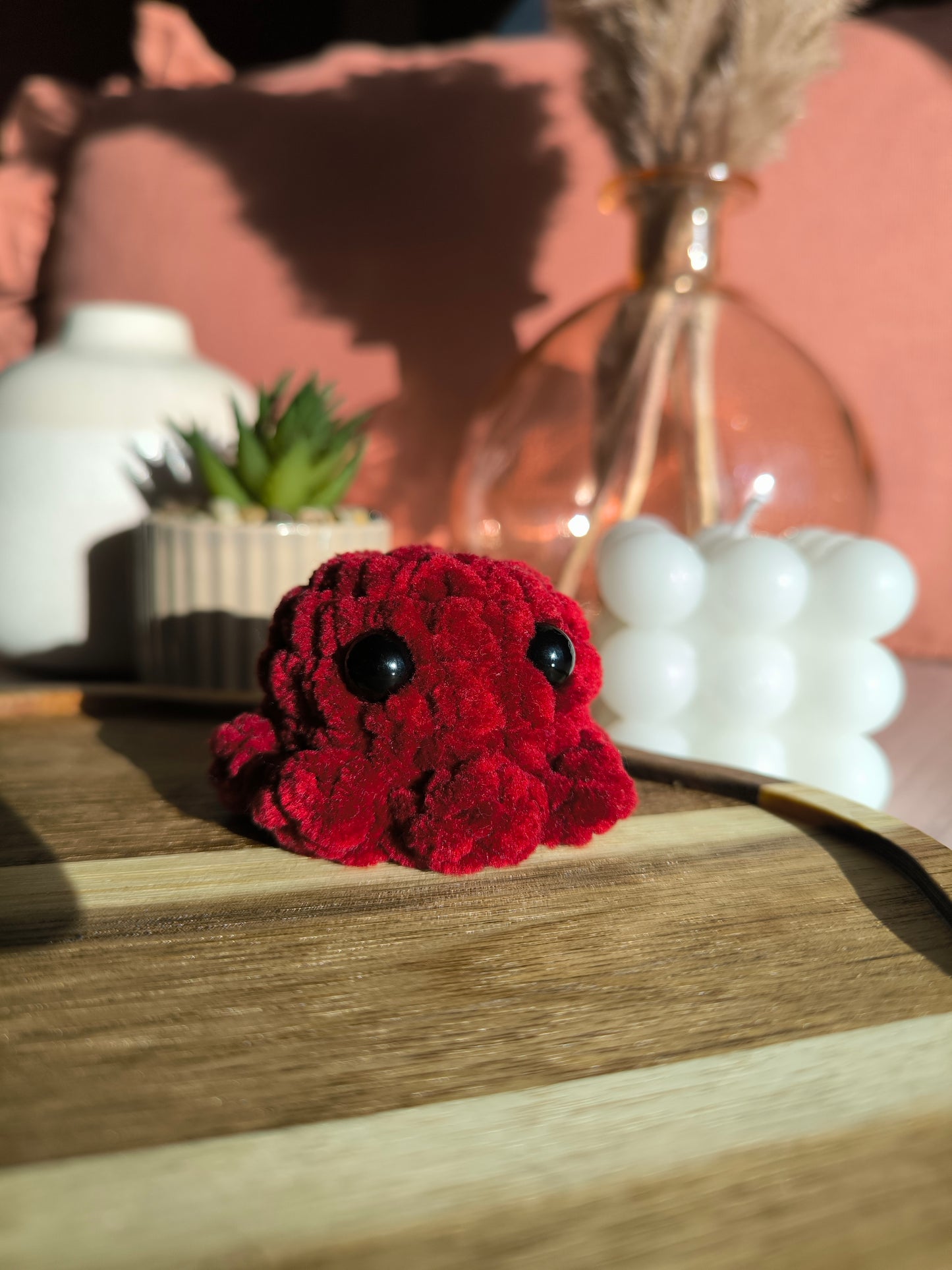 Petite pieuvre pilou pilou - Création au crochet