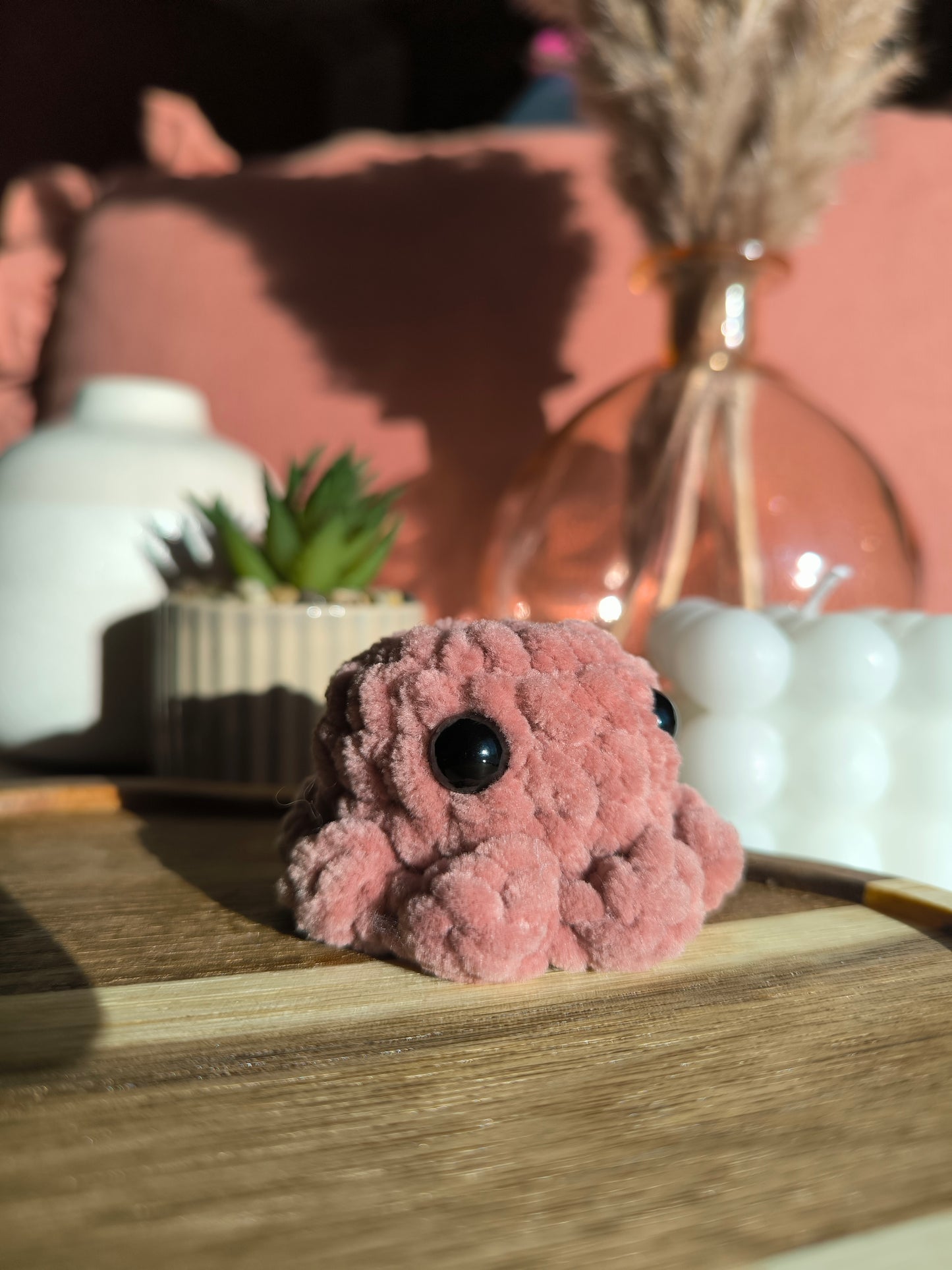 Petite pieuvre pilou pilou - Création au crochet